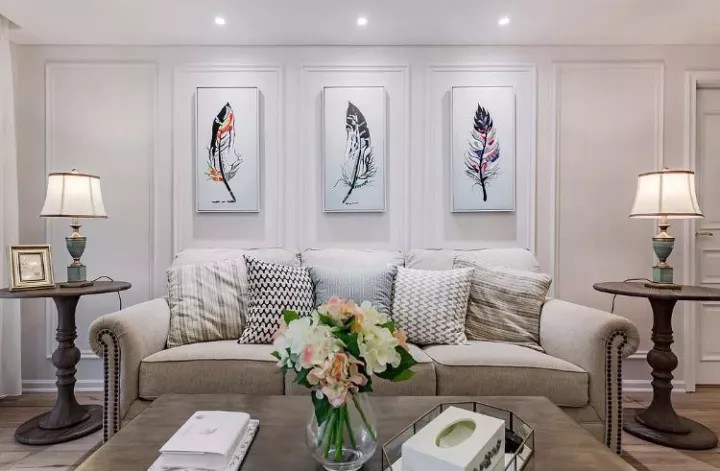 沙发背景墙效果图