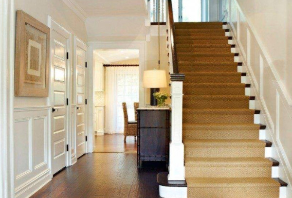 铜陵室内装修复式楼楼梯设计实景图