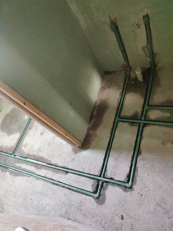 合肥水电布线实景图