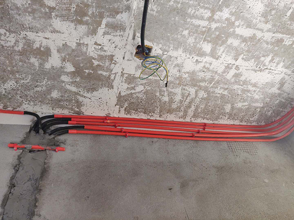 合肥水电布线实景图