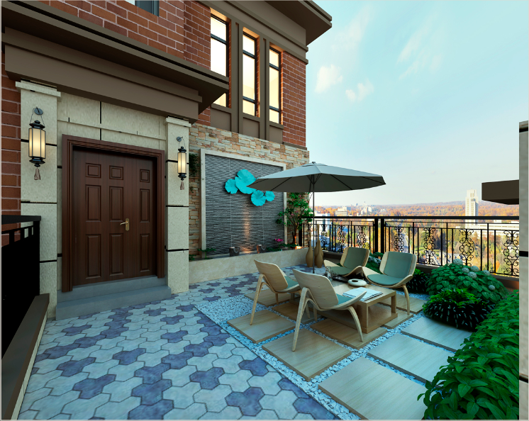 大门效果图 大门效果图