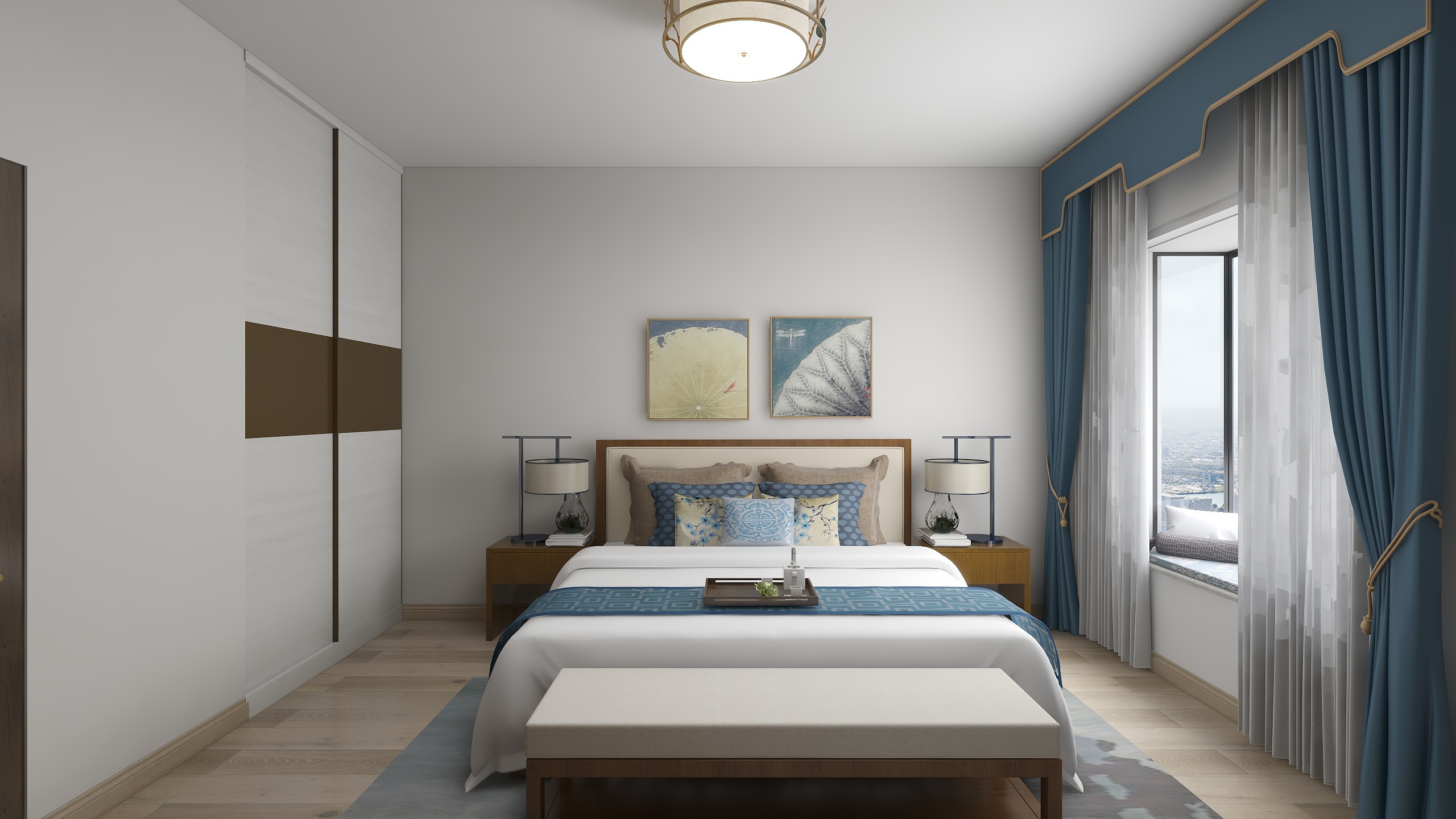 阳朔饭店新中式风格装修