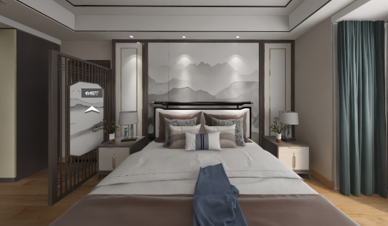 盛天公园里卧室装修效果图