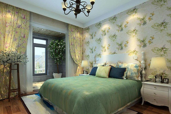 田园风格卧室装修效果图